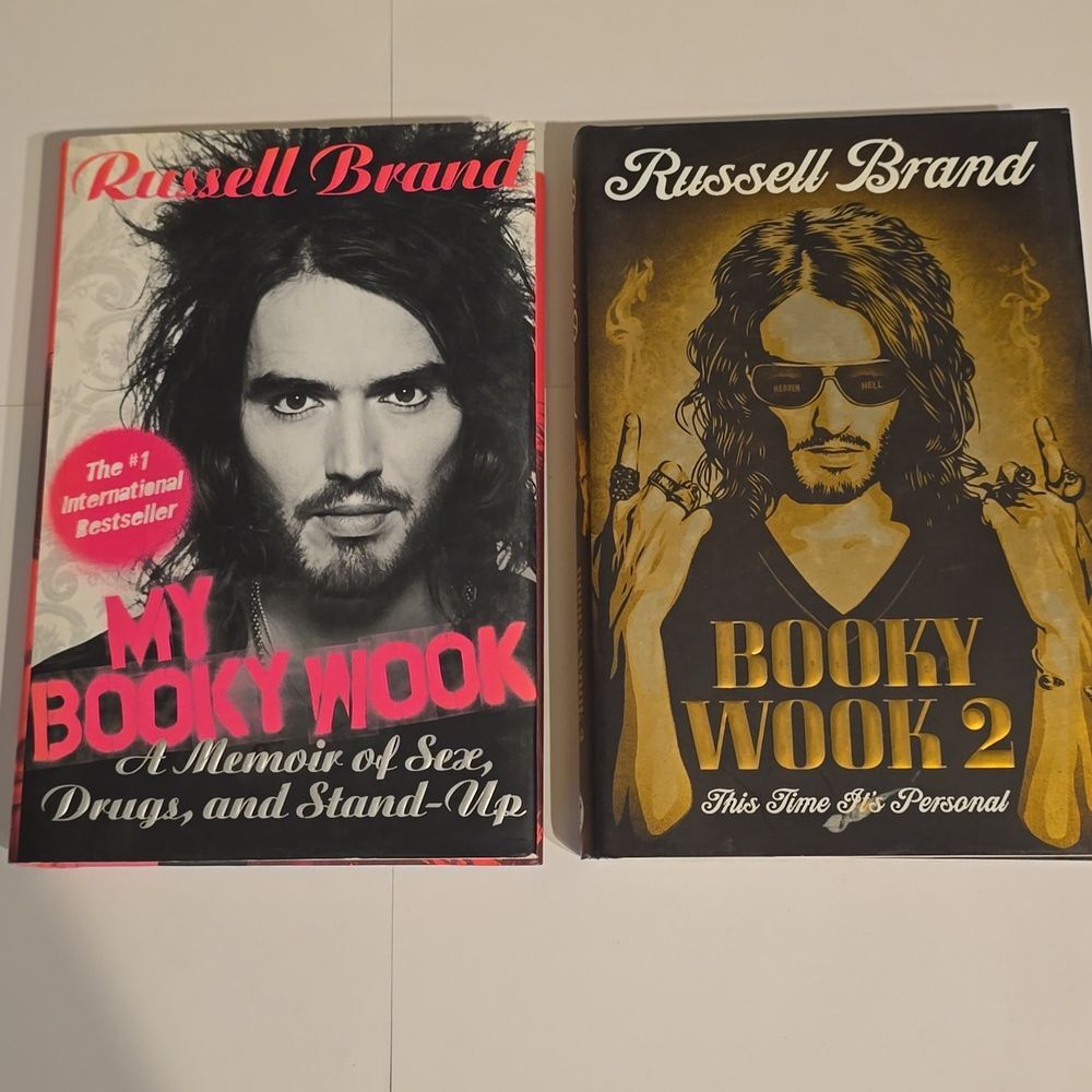 My Booky Wook / Booky Wook 2 Russell Brand Memoirs Hard Cover